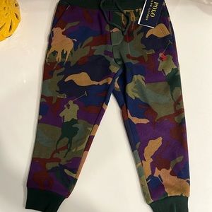 Toddler Polo Pony Camo Fleece Jogger Pants